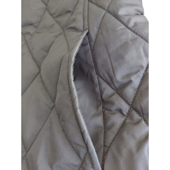 Kenneth Cole Women's Black Light Diamond Quilted Button Up Vest Size L - Picture 6 of 9